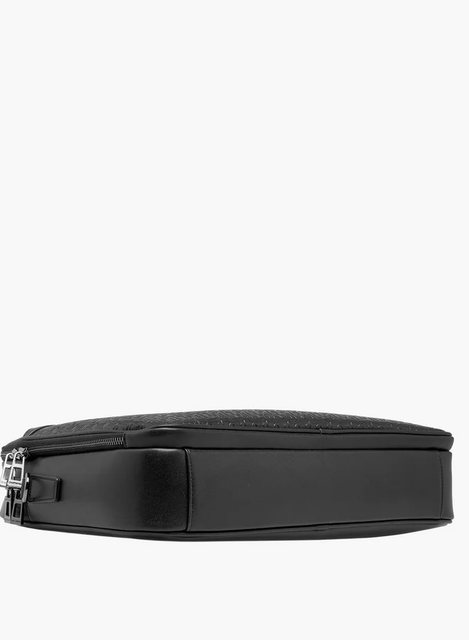 DUCHINI BLACK Men Textured Laptop Bag for Men | Best Price UAE